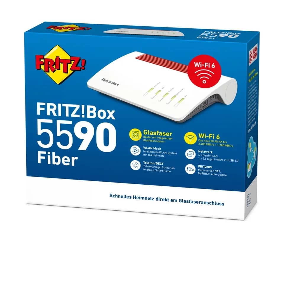 Fritz! FRITZ!Box 5590 Fiber WLAN-Router - Thumbnail 5