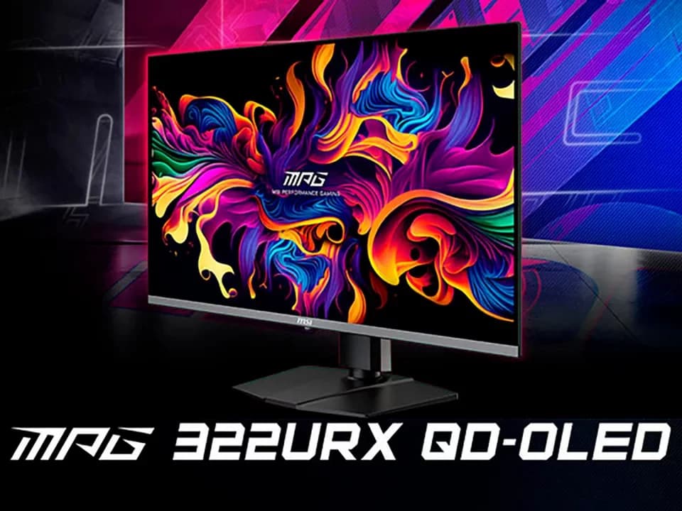 MSI MPG 322URX QD-OLED OLED-Monitor (80 cm/32 ", 3840 x 2160 px, 4K Ultra HD, 0,03 ms Reaktionszeit, 240 Hz, QD-OLED) - Thumbnail 9
