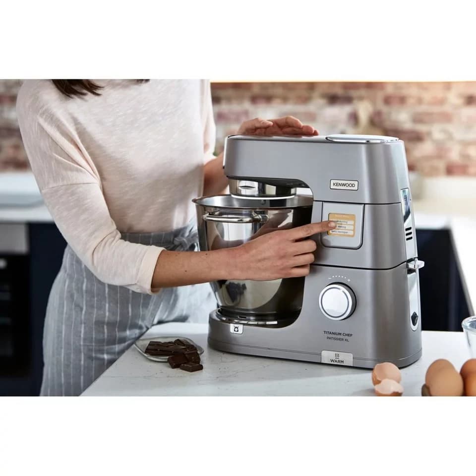 KENWOOD Küchenmaschine Titanium Chef Patissier XL Küchenmaschine KWL90.004SI, 1400 W, 7 l Schüssel - Thumbnail 7