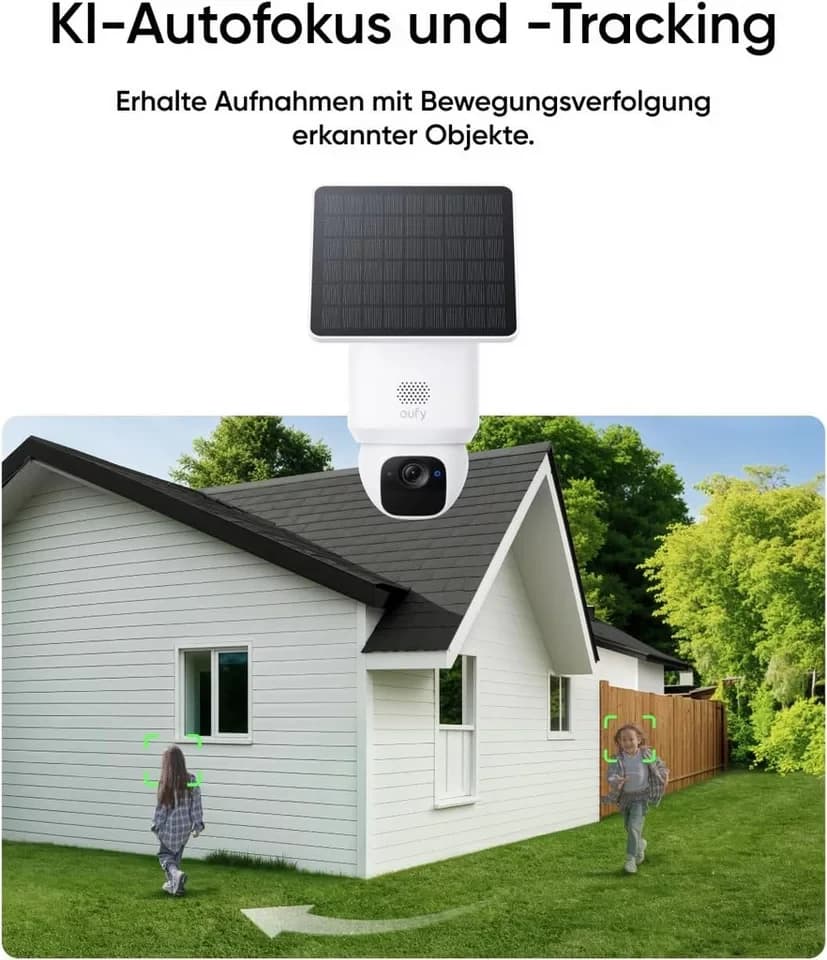 eufy Security Überwachungskamera eufy eufyCam E30 2K Kabellose Solar-Überwachungskamera Außen (Außenbereich, 4-tlg., 360°-Ansicht, 2K-Auflösung) - Thumbnail 3