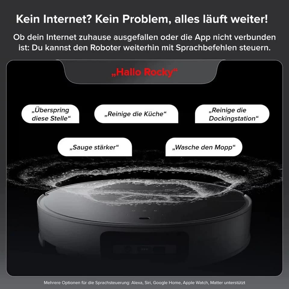 Roborock Nass-Trocken-Saugroboter Roborock Saros 10 Saugroboter mit Dual Anti-Tangle System & Dock Weiß, mit Beutel, AdaptiLift™ Chassis als Branchenpremiere - Thumbnail 9