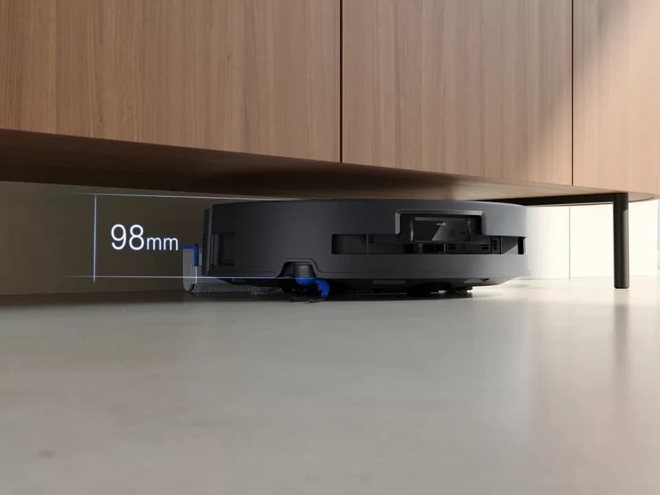 ECOVACS Saugroboter mit Wischfunktion, DEEBOT T80 OMNI, Schwarz, 80 W, und Wischroboter mit Absaugstation - Thumbnail 7