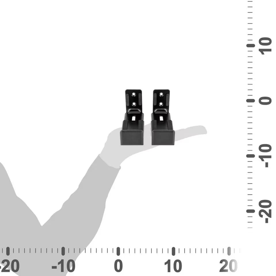 RICOO Soundbar-Halterung Soundbar Lautsprecher Wandhalterung verstellbar LH067, (2 Stk. Universelle Wandhalterungen, 2-tlg., 2x Verstellbare Lautsprecherhalterungen, Wandhalterung für Soundbar oder Lautsprecher, 10,2x7,8x7,2 cm) - Thumbnail 5