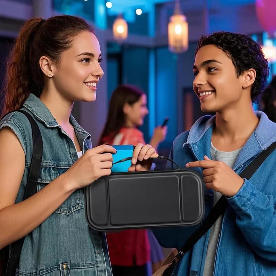 Fintie Nintendo-Schutzhülle Tasche für Nintendo Switch 2(2025 Modell) - Tragetasche, mit 20 Spielkartenhaltern und Haltegurt für Switch Konsole und Zubehör - Thumbnail 10