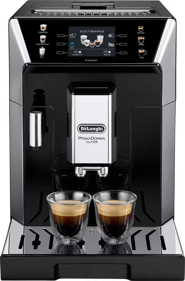 De'Longhi Kaffeevollautomat PrimaDonna Class ECAM550.65.SB - Perfekter Milchschaum, 5 Kaffeestärken, Mein Kaffee" Funktion, 3,5'' Farbdisplay - Thumbnail 2