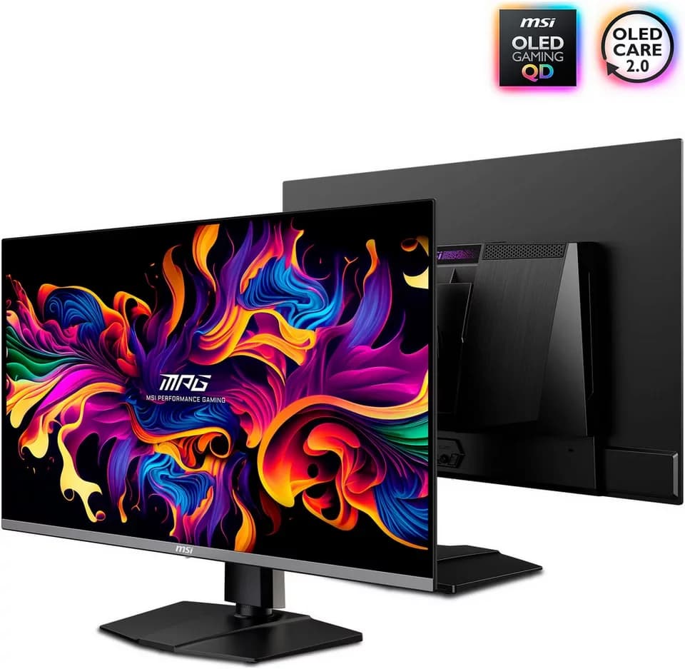 MSI MPG 322URX QD-OLED OLED-Monitor (80 cm/32 ", 3840 x 2160 px, 4K Ultra HD, 0,03 ms Reaktionszeit, 240 Hz, QD-OLED) - Thumbnail 3