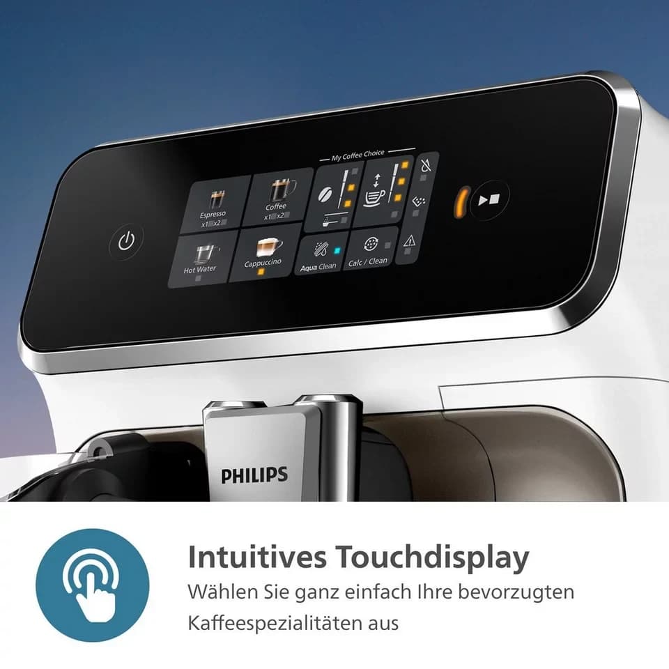 Philips Kaffeevollautomat EP2333/40 2300 Series, 4 Kaffeespezialitäten, mit LatteGo-Milchsystem - Thumbnail 7