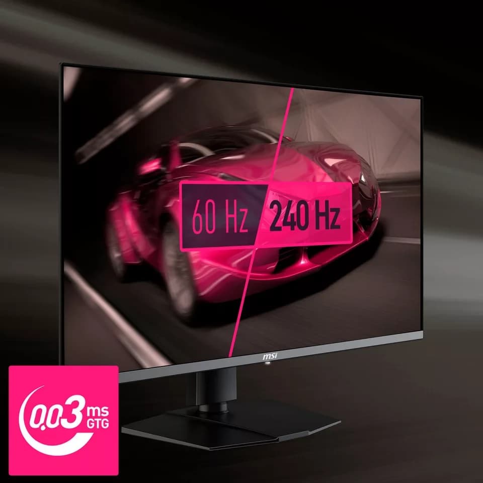 MSI MPG 322URX QD-OLED OLED-Monitor (80 cm/32 ", 3840 x 2160 px, 4K Ultra HD, 0,03 ms Reaktionszeit, 240 Hz, QD-OLED) - Thumbnail 7