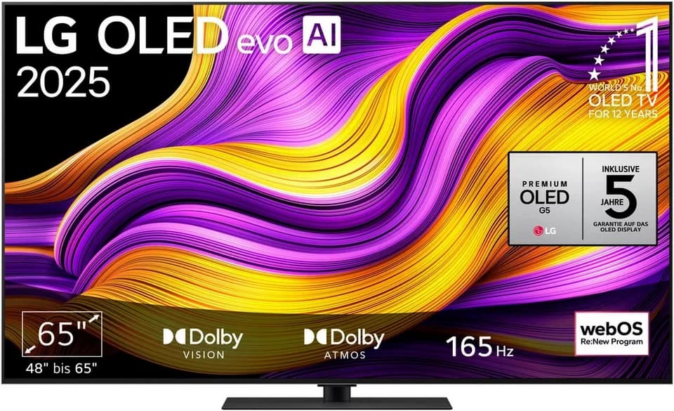 LG OLED65G59LS OLED-Fernseher (164 cm/65 Zoll, 4K Ultra HD, Smart-TV)