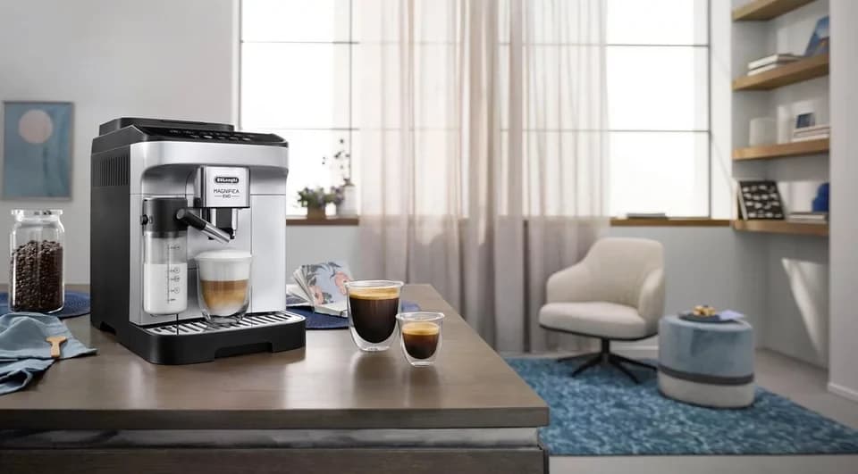 De'Longhi Kaffeevollautomat Magnifica Evo ECAM290.61.SB- 5 Rezepte, perfekter Milchschaum, LatteCrema Milchsystem, automatische Entkalkung und Reinigung - Thumbnail 6