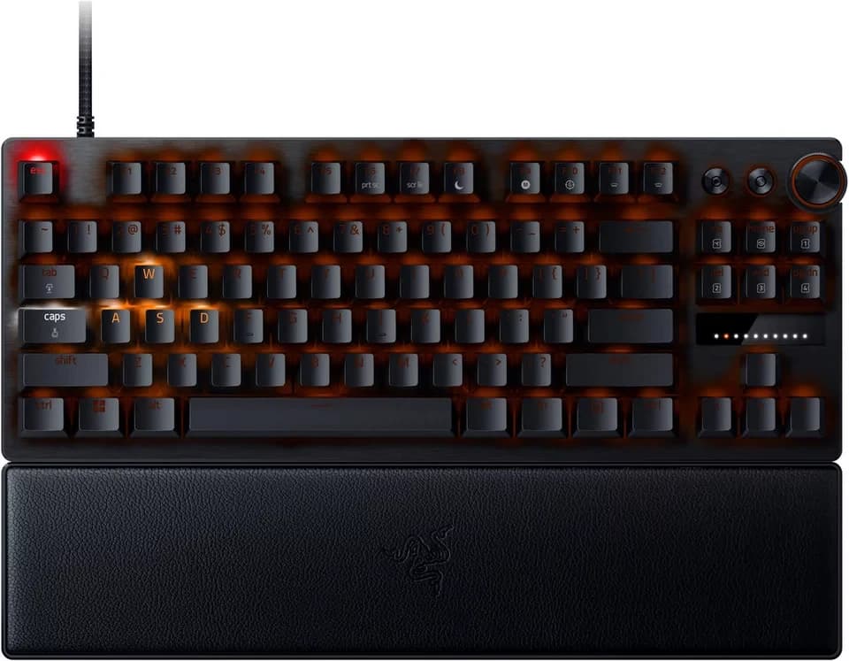 RAZER Huntsman V3 Pro Tenkeyless DE Layout Gaming-Tastatur - Thumbnail 8