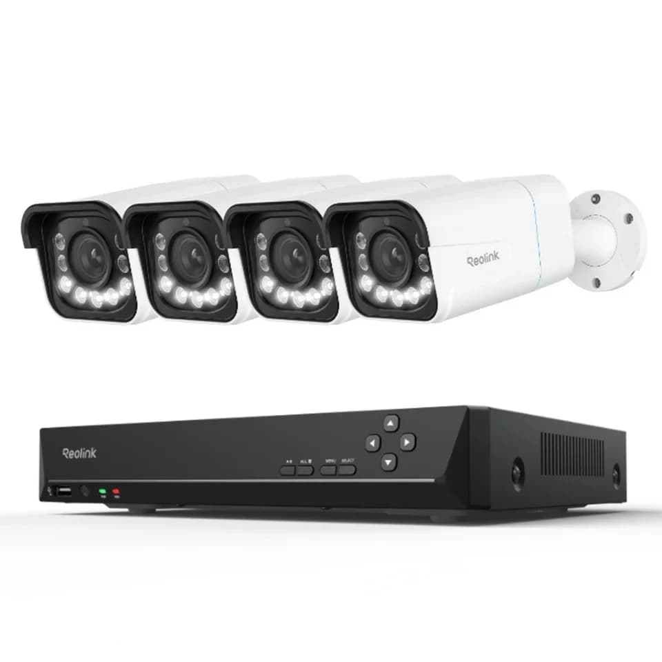 Reolink Überwachungskamera RLK8-811B4-A 8MP PoE (Innenbereich, Außenbereich, 5X optischem Zoom,Spotlights,24/7 Aufnahme,Personen &Fahrzeugerkennung)