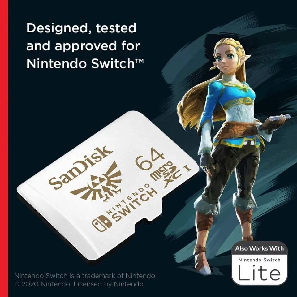 Sandisk MicroSD Karte für Nintendo® Switch™ 32GB 64GB 128GB 256GB Speicherkarte (Für Switch 1 - 64 GB) - Thumbnail 5