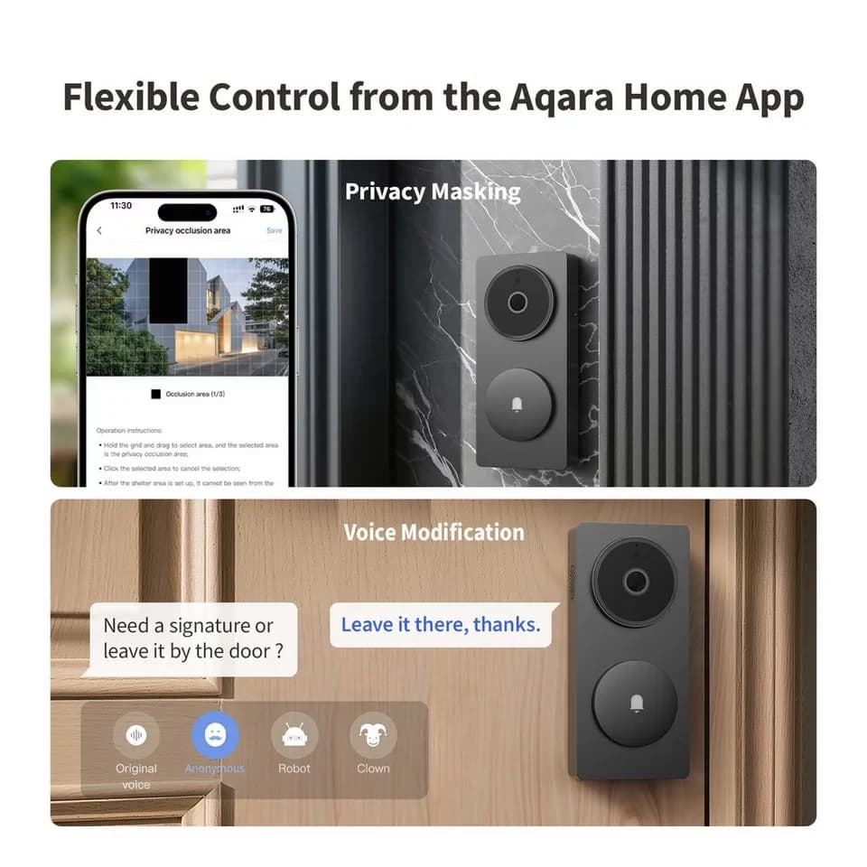 Aqara Smart Home Türklingel - Doorbell Camera Hub G410 Select - Thumbnail 7