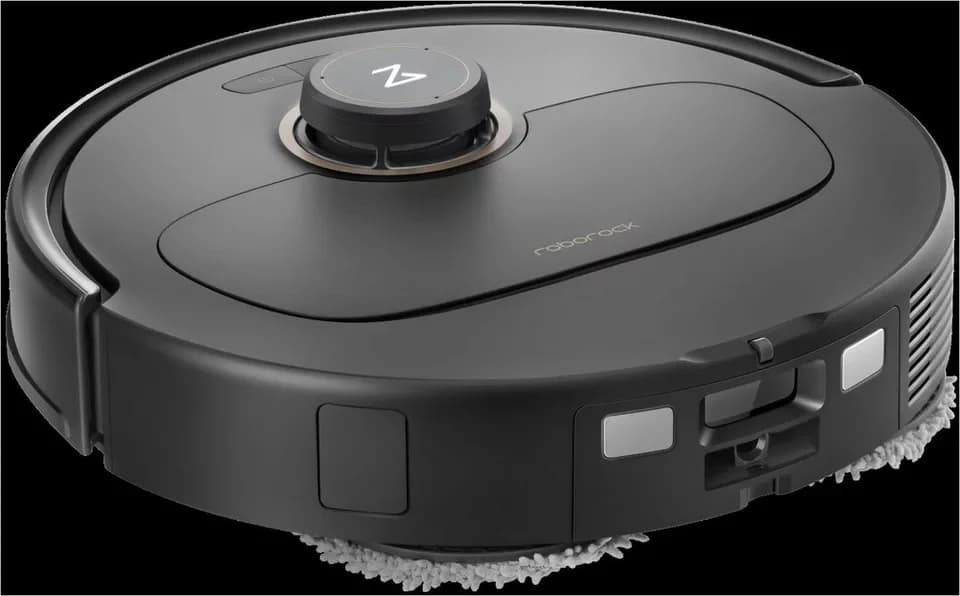 Roborock Saugroboter mit Wischfunktion Roborock QREVO MaxV Black, FlexiArm Design, 70,56 W, Reactive AI Hinderniserkennung, 7.000 PA HyperForce - Thumbnail 4