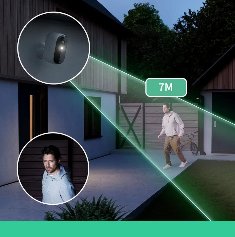 ARLO Smart Home Kamera ESSENTIAL 2K Outdoor Kamera 3er-Pack (Innenbereich, Außenbereich, Packung) - Thumbnail 8