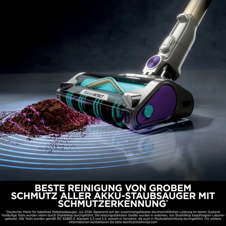 Shark Akku-Stielstaubsauger Shark PowerDetect Clean & Empty IP3251EUT, 380 W, beutellos, Akku-Staubsauger für Tierhaare, automatische Entleerungsstation - Thumbnail 3