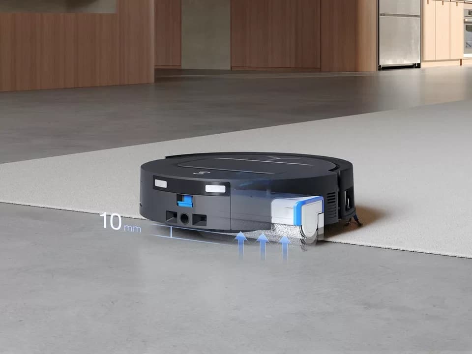 ECOVACS Saugroboter mit Wischfunktion, DEEBOT T80 OMNI, Schwarz, 80 W, und Wischroboter mit Absaugstation - Thumbnail 10