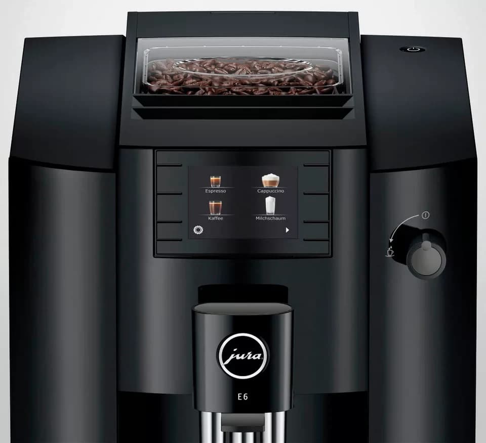 JURA Kaffeevollautomat 15802 E6 Full Black (EC) - Thumbnail 7