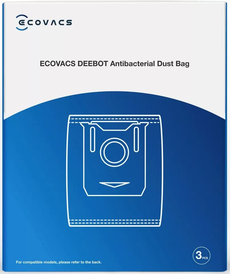 ECOVACS Staubsaugerbeutel DDB030025, passend für ECOVACS, 3 St., antibakteriell - Thumbnail 2