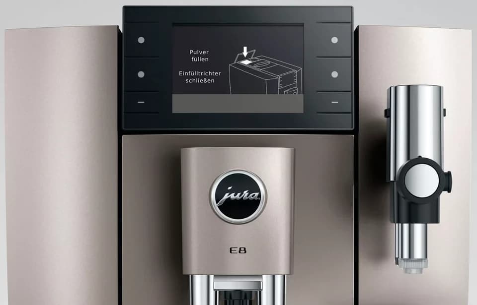 JURA Kaffeevollautomat 15712 E8 (ED), Midnight Silver, 27 Spezialitäten, WiFi, Hot & Light Brew, Sweet - Thumbnail 10