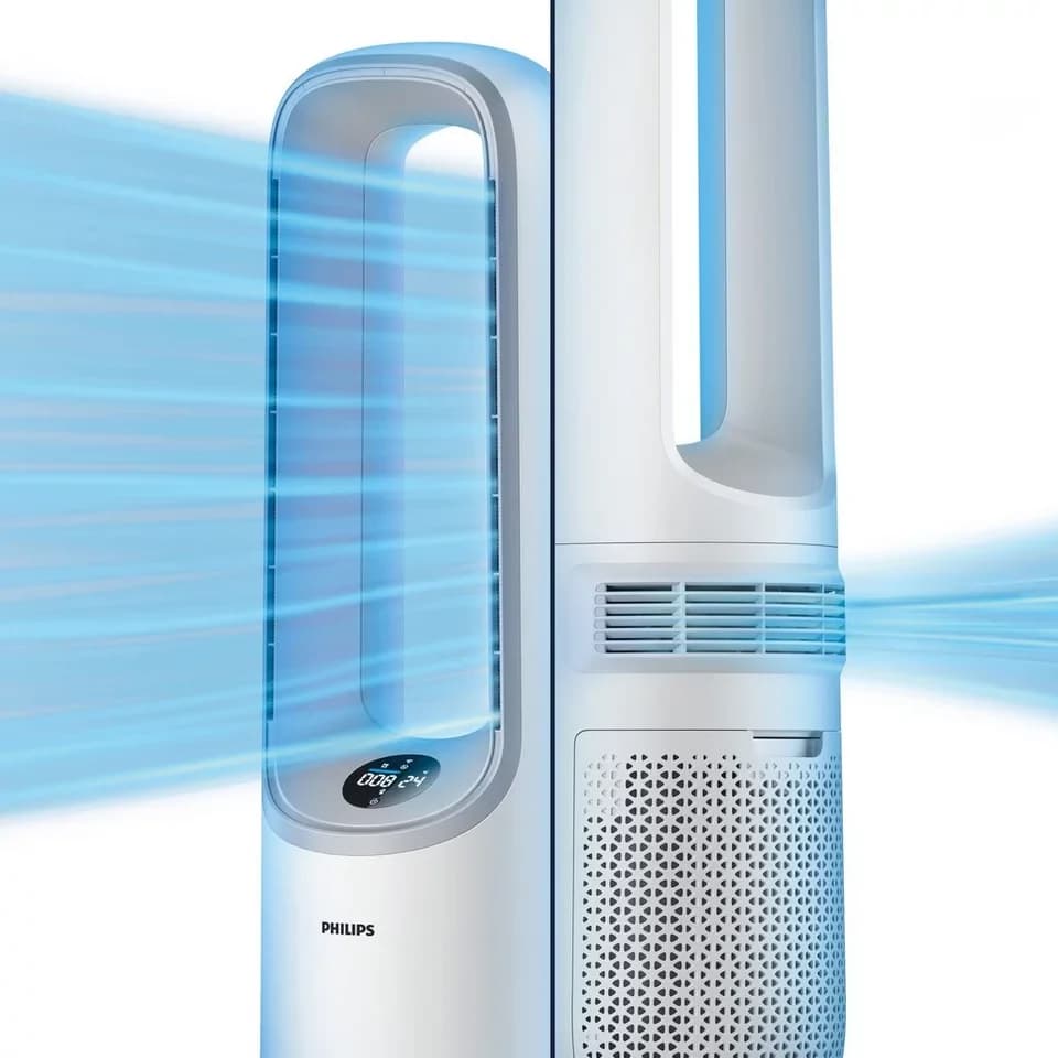 Philips Luftreiniger AMF765/10 Air Performer, 2-in-1 Reinigen & Kühlen, für 70 m² Räume, für Allergiker geeignet - Thumbnail 2