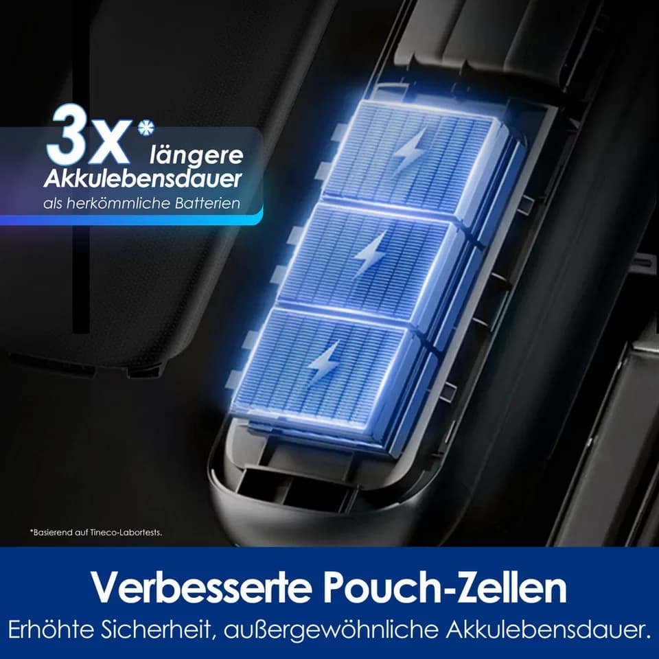 Tineco Nass-Trocken-Sauger FLOOR ONE S9 Artist Steam Pro, Dampfreiniger mit 160°C Dampfreinigung, 285 W, 22kPA Saugleistung, Selbstantrieb, 90 Minuten - Thumbnail 9