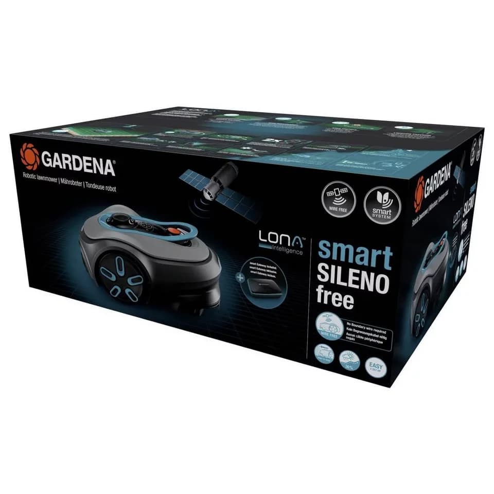 GARDENA Rasenmähroboter smart SILENO free Set, kabellos Mähroboter Geeignet für Fläche max. - Thumbnail 5