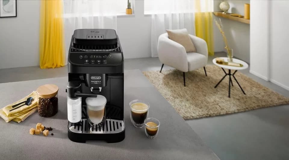 De'Longhi Kaffeevollautomat Magnifica Evo ECAM290.51.B - Espresso, Kaffee, Latte Macchiato und Tee, LatteCrema Milchsystem, My-Funktion, automatische Reinigung - Thumbnail 7