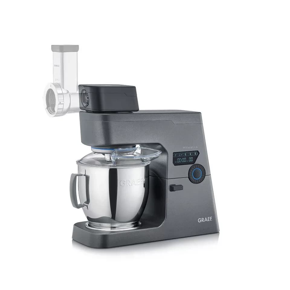 Graef Küchenmaschine, 800 W, Hochwertiges Vollmetall-Getriebe, Robustes Gehäuse im MYestro-Design - Thumbnail 6