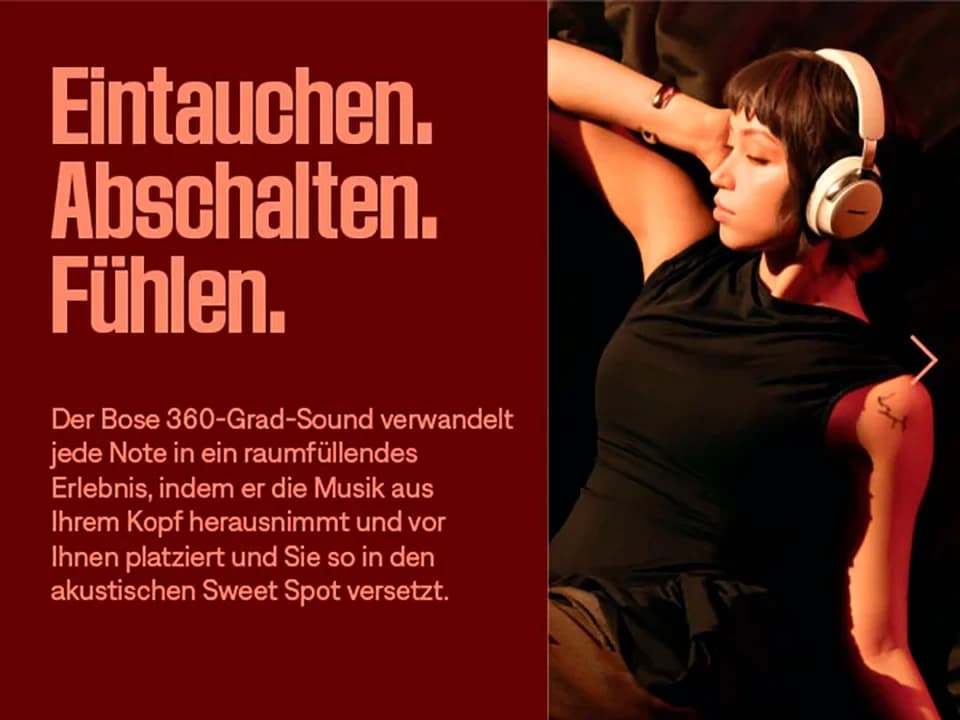 Bose QuietComfort Ultra Headphone (2nd Gen) Over-Ear-Kopfhörer (Rauschunterdrückung, integrierte Steuerung für Anrufe und Musik, kompatibel mit Siri, Bluetooth) - Thumbnail 7