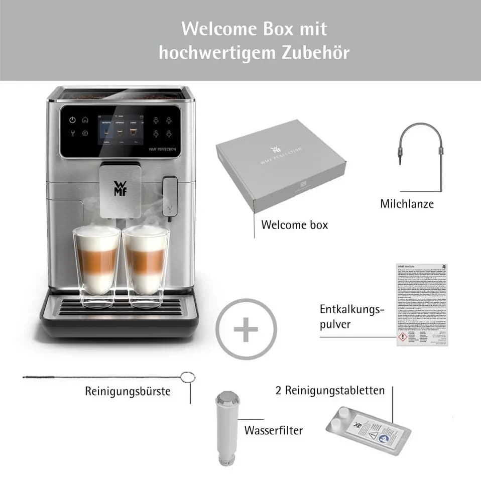 WMF Kaffeevollautomat Perfection 640 CP812D10, besonders leise, hochwertiges Gehäuse, LED-Ambient-Light - Thumbnail 4