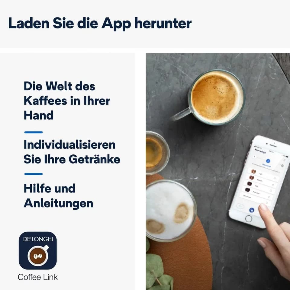 De'Longhi Kaffeevollautomat Dinamica Plus ECAM370.70.B - 14 Rezepte, perfekter Milchschaum, schwarz, Einfache Bedienung dank 3,5" Touchscreen & Kaffeekannen-Funktion - Thumbnail 7