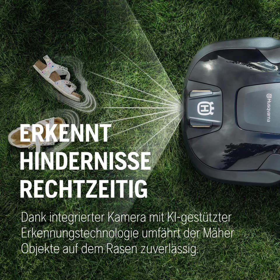 Husqvarna Rasenmähroboter Automower® Aspire R6V, bis 600 m² Rasenfläche, ohne Begrenzungskabel, Objekterkennung, GPS-Navigation, WLAN-Steuerung - Thumbnail 4