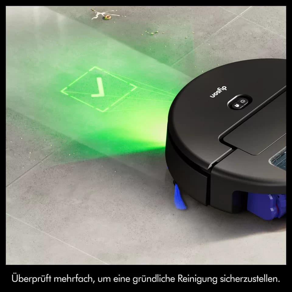 DYSON Saugroboter mit Wischfunktion spot+scrub Ai, beutellos, Beseitigt versteckte Flecken mithilfe fortschrittlicher KI - Thumbnail 4