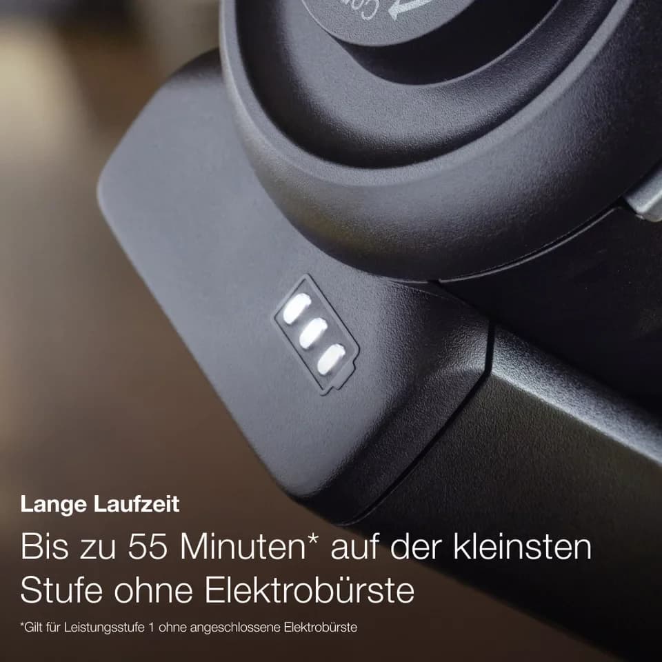Miele Akku-Hand-und Stielstaubsauger Duoflex HX1 Akku Staubsauger, 2in1-Funktion, 3,15 kg leicht, 160 W, beutellos, Brilliantweiß Spacegrey Terrarot - Thumbnail 4
