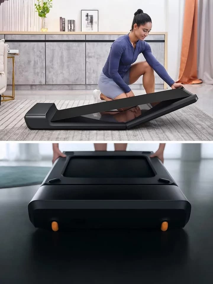 Kingsmith Laufband Klappbares WalkingPad A1 Pro Laufband für Schreibtisch, 180° Falttechnik, App Steuerung, LED Display, 0,5-6 km/h, max.136KG - Thumbnail 8