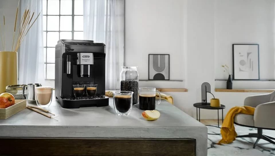 De'Longhi Kaffeevollautomat Magnifica Evo ECAM290.21.B - 4 Rezepte, mit Milchschaumdüse, schwarz, Intuitives Bedienfeld, manuelle Dampflanze, Aroma-Funktion - Thumbnail 6