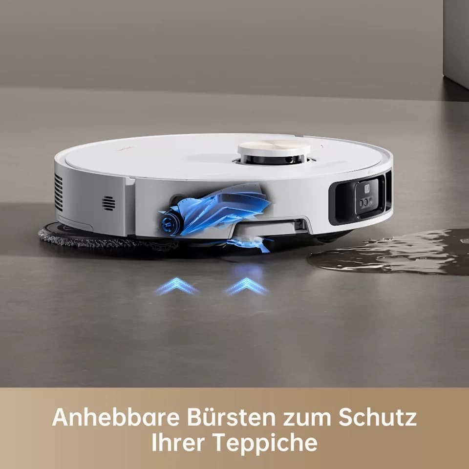 Dreame Saugroboter mit Wischfunktion X40 Ultra Complete, 75 W, Mop Extend, ausfahrbare Seitenbürste, 12.000 Pa Saugleistung - Thumbnail 4