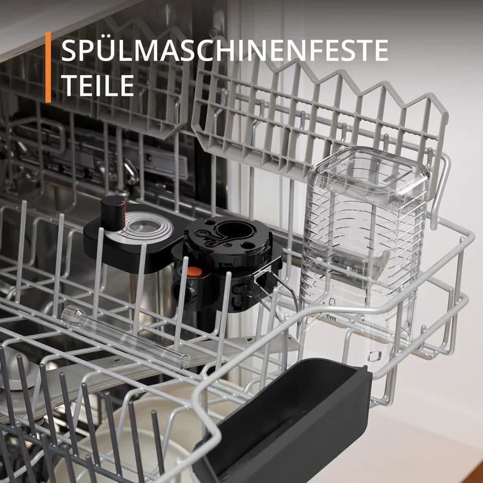 Krups Kaffeevollautomat EA9129 Sensation Milk, 6 Kaffee- und Milchspezialitäten, aut. Reinigung, Metall-Brühgruppe - Thumbnail 9