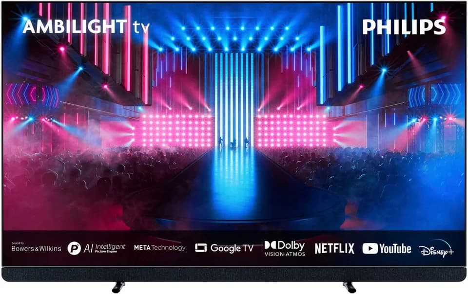 Philips 77OLED909/12 OLED-Fernseher (194 cm/77 Zoll, 4K Ultra HD, Smart-TV, Google TV)