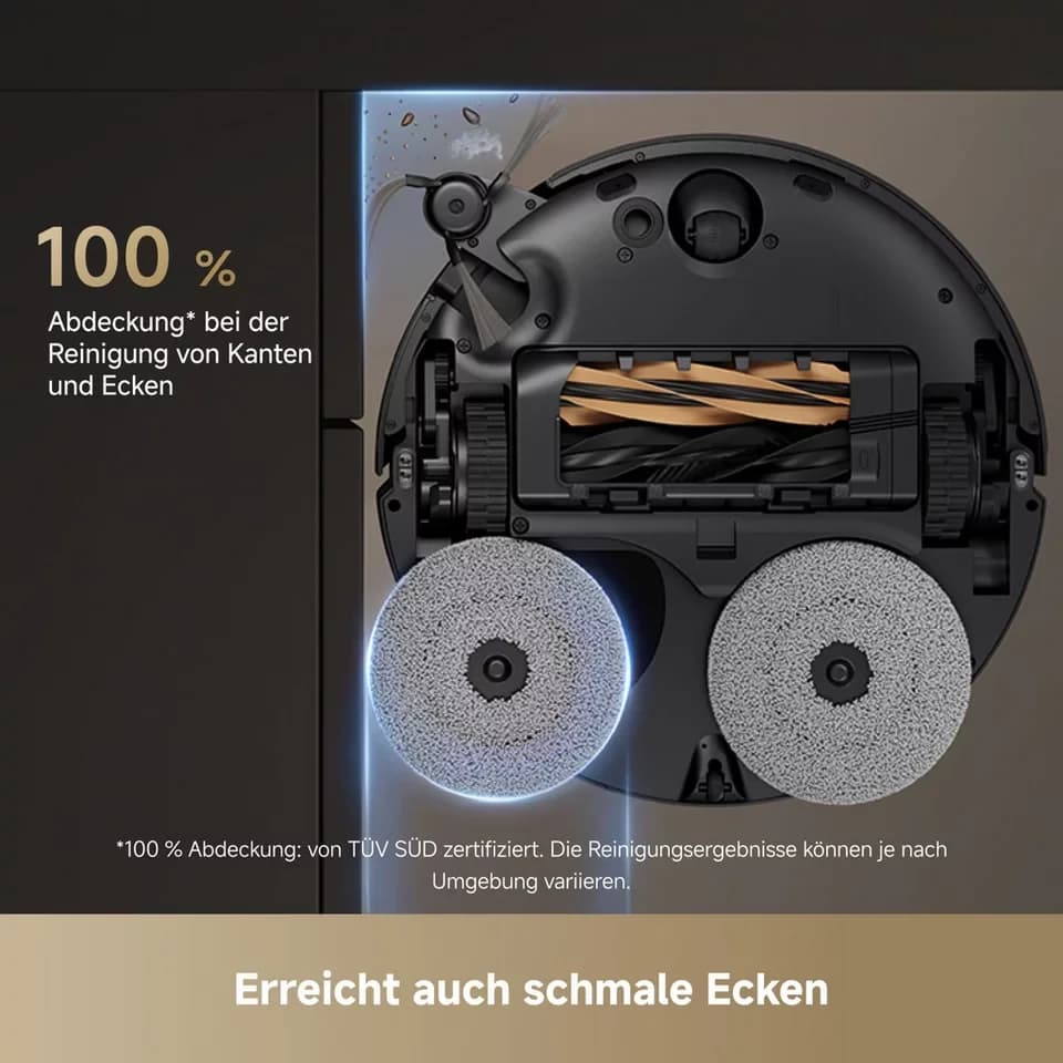 Dreame Saugroboter mit Wischfunktion Dreame X50 Master, 20.000 Pa Saugkraft, Hindernisüberwindung, kompakte Basisstation - Thumbnail 7