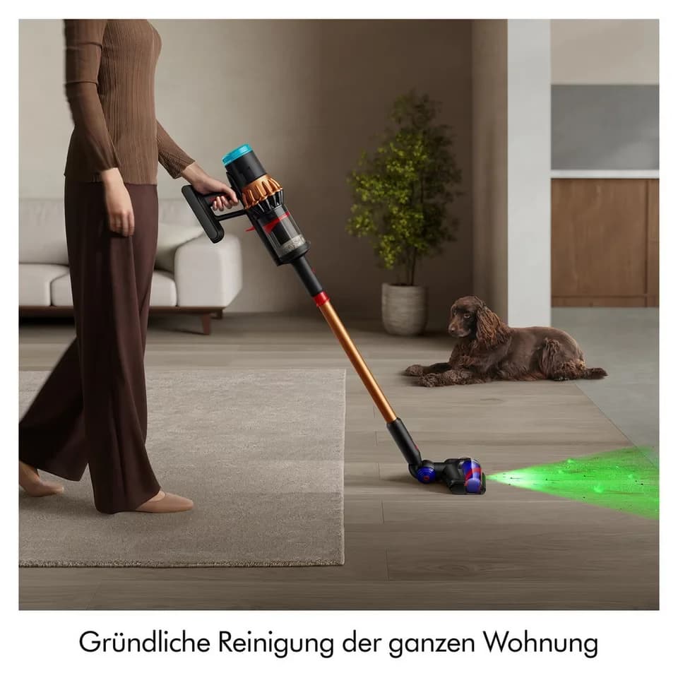 DYSON Akku-Hand-und Stielstaubsauger V16 (DS60) Piston Animal, 900W, bis zu 70 Minuten Laufzeit, 900 W, Haarentwirrungstechnologie - Thumbnail 5