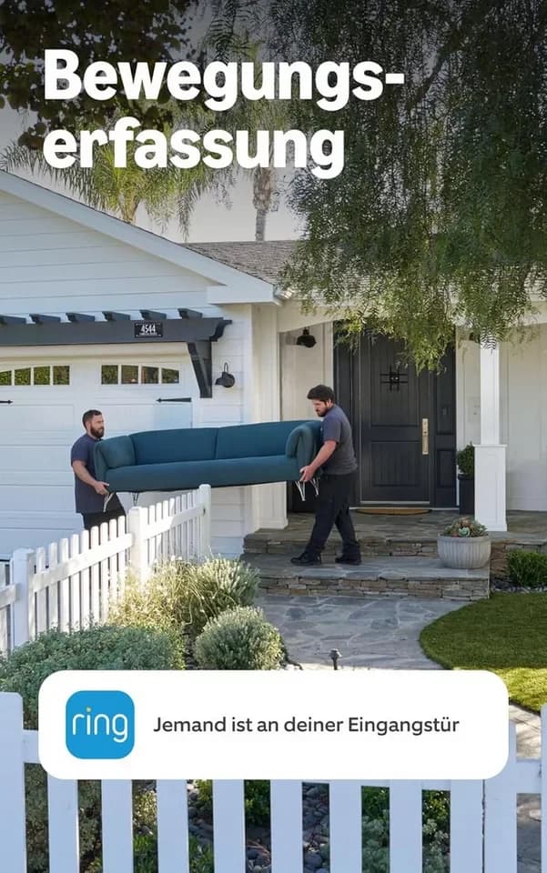Ring Smart Home Türklingel Battery Video Doorbell 2K (Neuste Generation) (Außenbereich, WLAN, Akku-Videotürklingel, Kabellose Türklingel-Kamera, Retinal 2K, 6x-Zoom) - Thumbnail 6