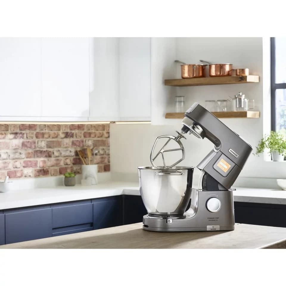 KENWOOD Küchenmaschine Titanium Chef Patissier XL Küchenmaschine KWL90.004SI, 1400 W, 7 l Schüssel - Thumbnail 6