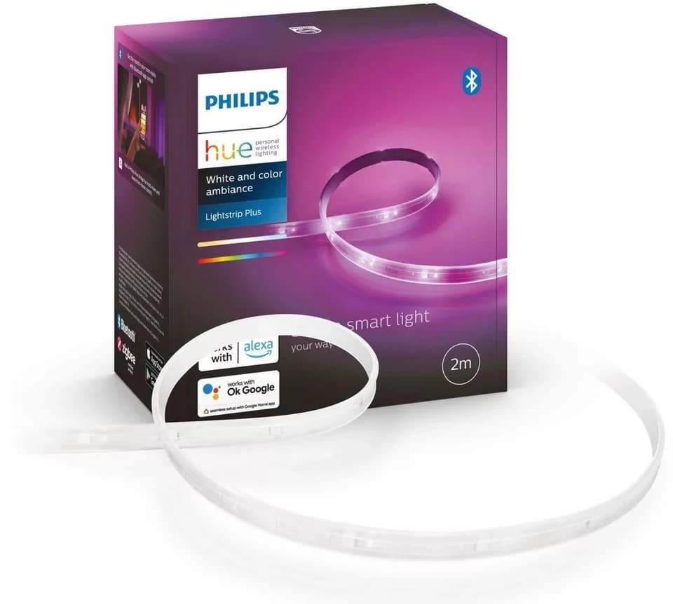 Philips Hue LED Stripe, LED Lightstrip+ Basis, 1600 Lumen - Thumbnail 2