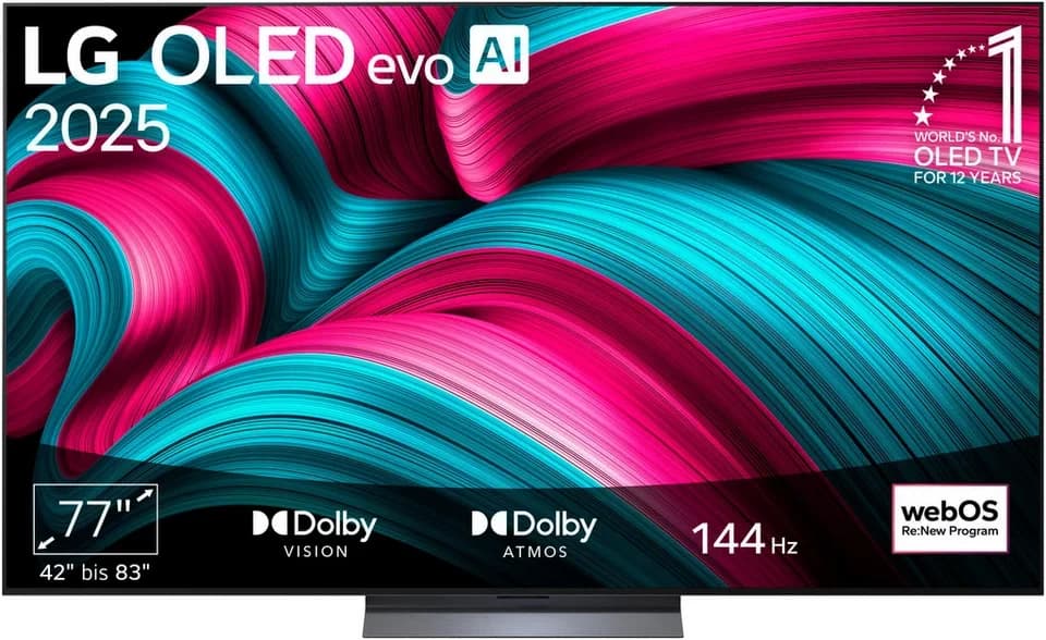 LG OLED77C5ELB OLED-Fernseher (195 cm/77 Zoll, 4K Ultra HD, Smart-TV)