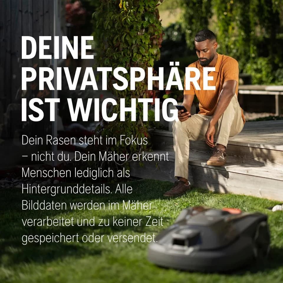 Husqvarna Rasenmähroboter Automower® Aspire R6V, bis 600 m² Rasenfläche, ohne Begrenzungskabel, Objekterkennung, GPS-Navigation, WLAN-Steuerung - Thumbnail 5
