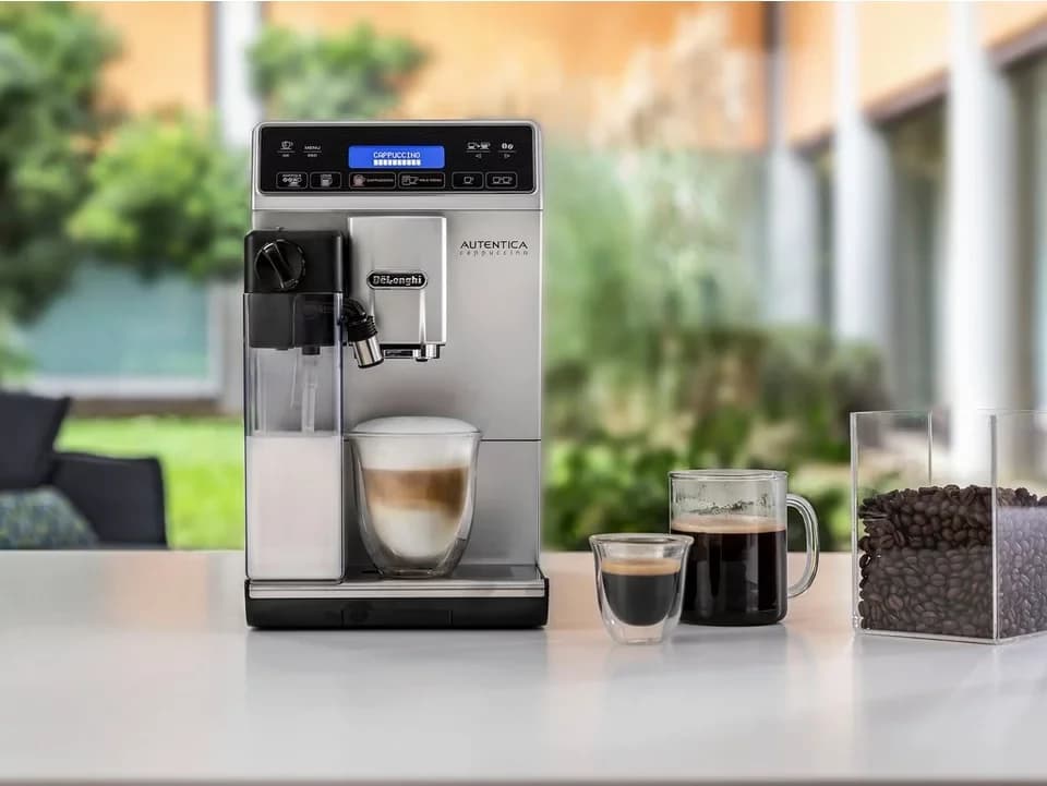 De'Longhi Kaffeevollautomat Autentica Cappuccino ETAM29.660.SB - Superkompakt - nur 19,5 cm breit, LatteCremaMilchsystem, Kegelmahlwerk 13-stufig, automatische Reinigung - Thumbnail 10