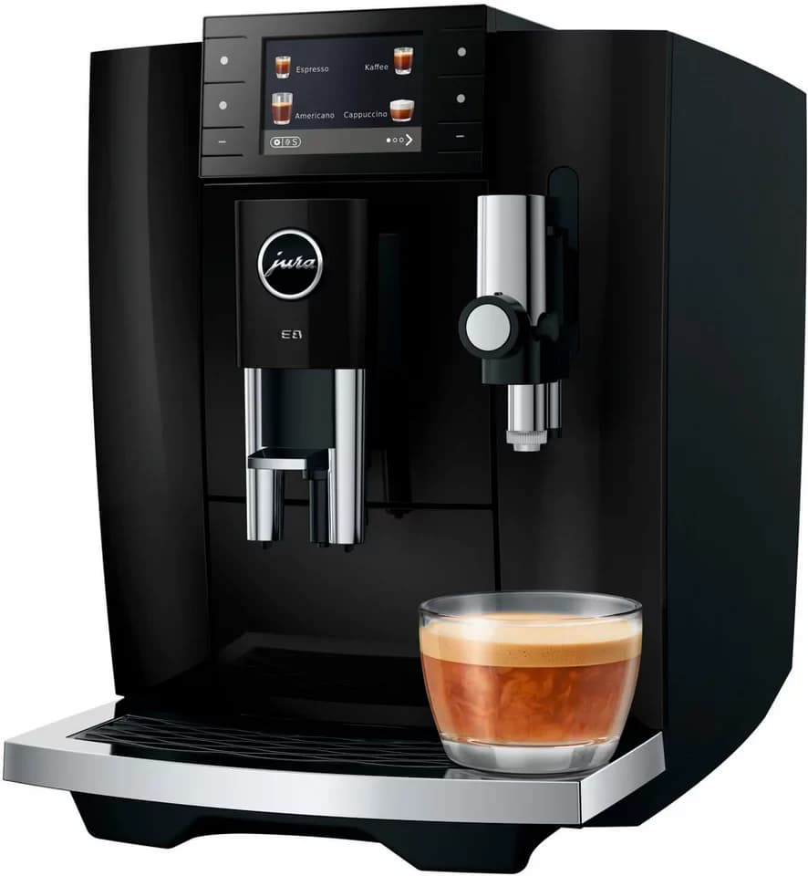 JURA Kaffeevollautomat 15745 E8 (ED), Piano Black, 27 Spezialitäten, WiFi, Hot & Light Brew, Sweet